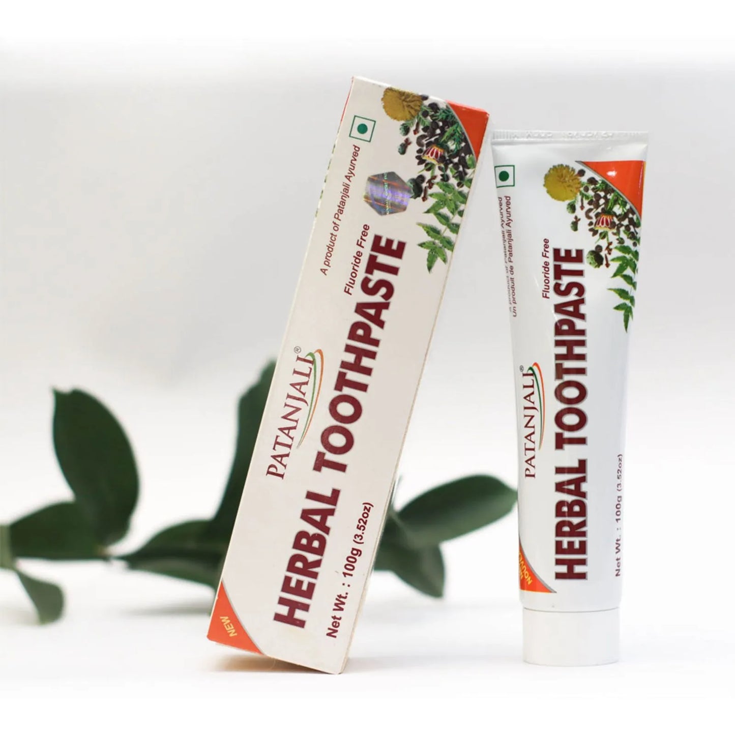 Crema dental herbal Patanjali - Sabor fresco natural