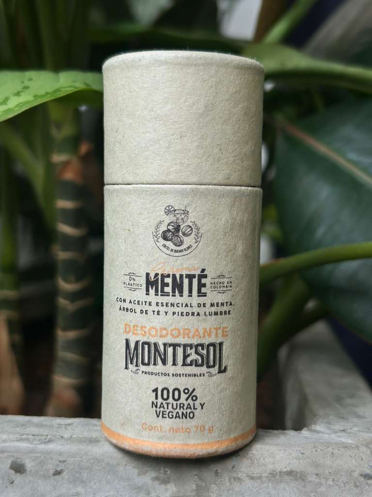 Desodorante natural en barra menté