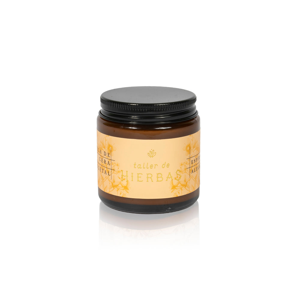 Vela soya espíritu alegre