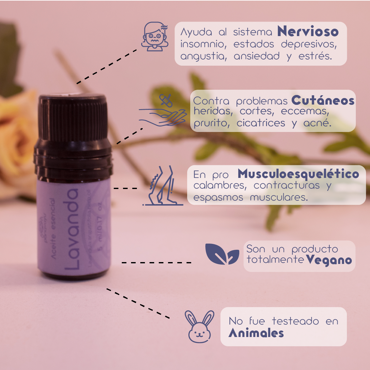 Aceite esencial de lavanda