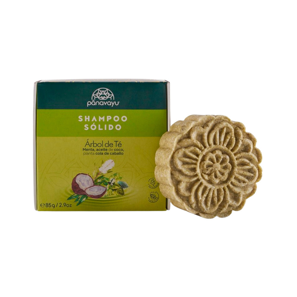 Shampoo solido menta y árbol de te