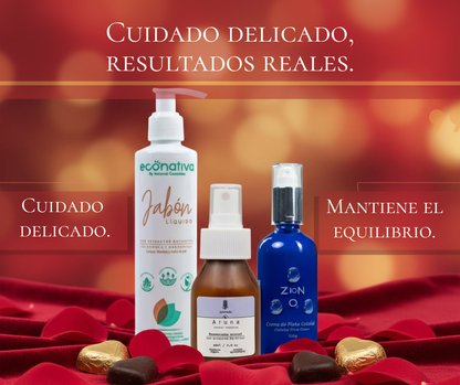 kit # 6 & para piel delicada (corporal)