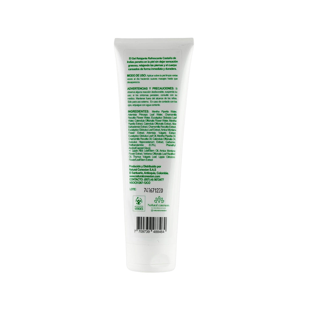 Gel castaño de indias