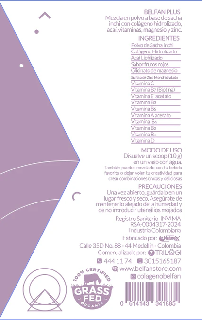 Colágeno Hidrolizado Belfan Açaí