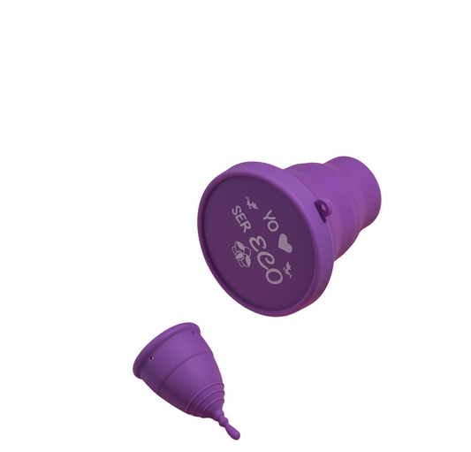Set Copa Eco y Esterilizador