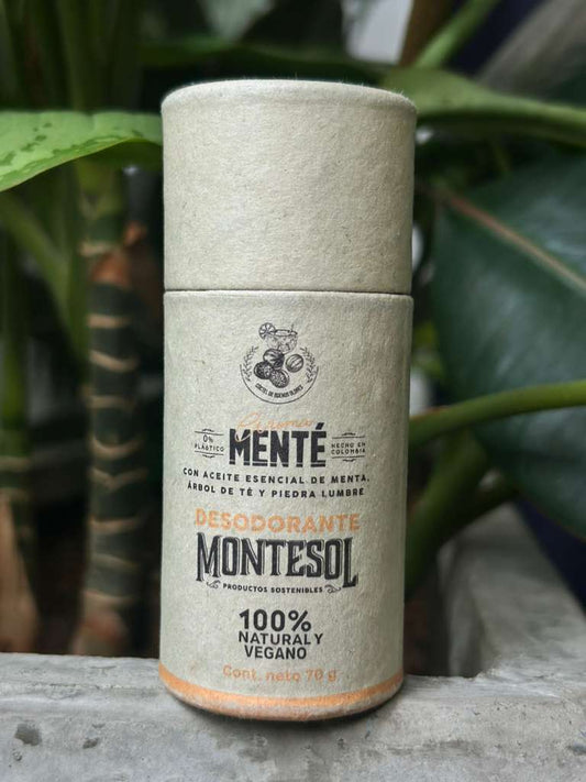 Desodorante natural en barra menté