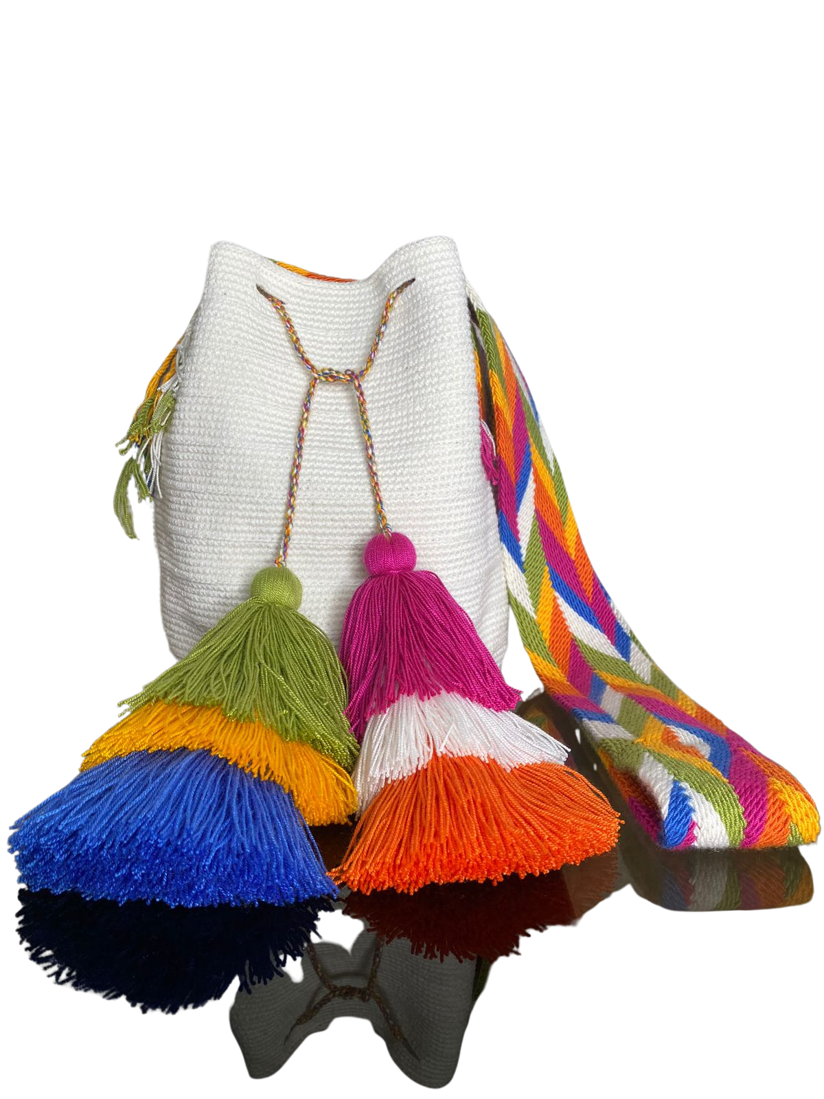 Mochila unicolor mediana 6 campanas
