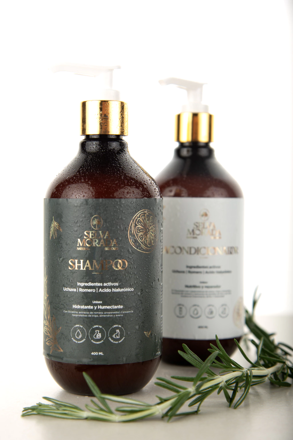 Shampoo Romero & Uchuva con Ácido Hialurónico