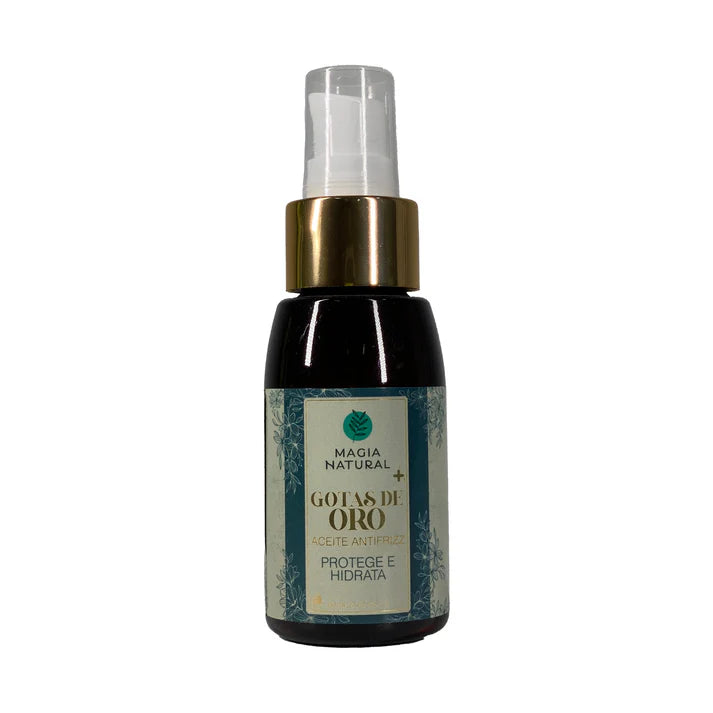 Gotas de oro aceite antifrizz