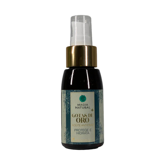 Gotas de oro aceite antifrizz